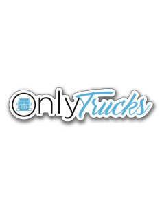 OnlyTrucks white - sticker...