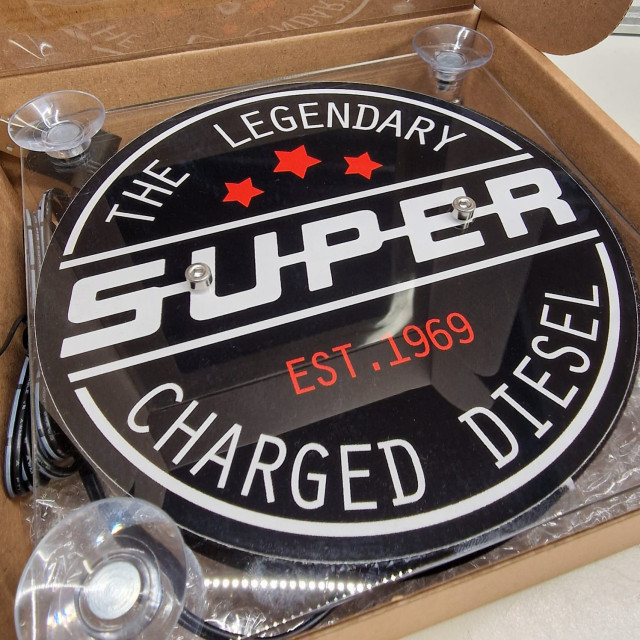 Lightbox Super Charged Diesel black 17cm