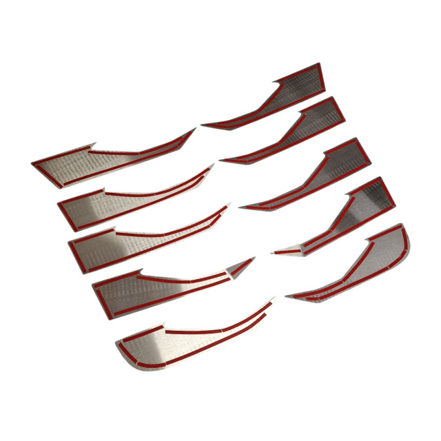 DAF XF/XG/XG+ embossed stainless...