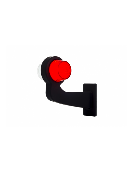 Side marker lamp NEON white-red, long 12 / 24v - left