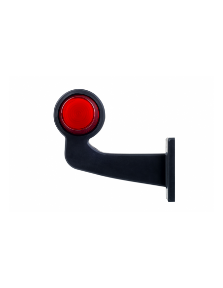 Side marker lamp NEON white-red, long 12 / 24v - left