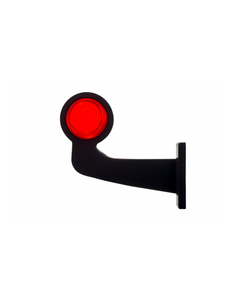 Side marker lamp NEON white-red, long 12 / 24v - left