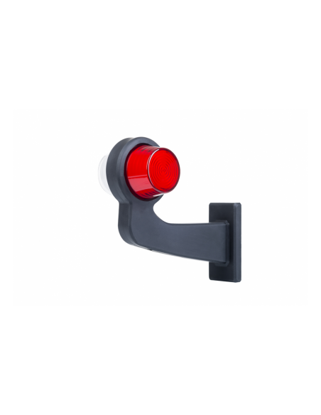 Side marker lamp NEON white-red, long 12 / 24v - left