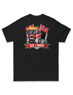 Męski T-Shirt ICE LINER czarny 2