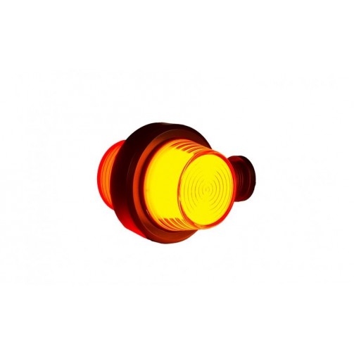LED Positionsleuchte orange 12-36V oval mit Kabelanschluss - WAMO