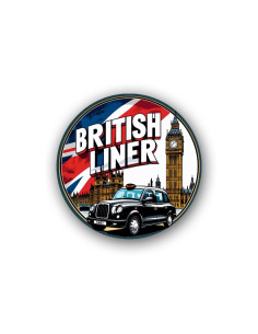 British Liner - naklejka mała