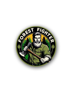 Forest Fighter - naklejka mała