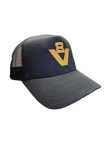Czapka trucker classic V8 czarna