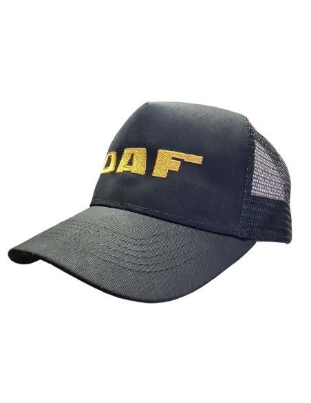 Czapka trucker classic DAF Oldschool złoto/czarna