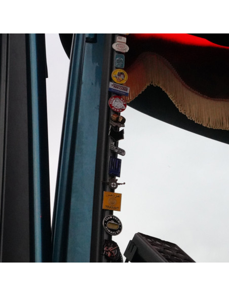 Coltrane Silver metall pin