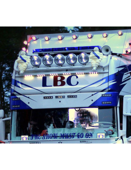 HYPRO - Aluminium single roof lightbar SCANIA R Topline