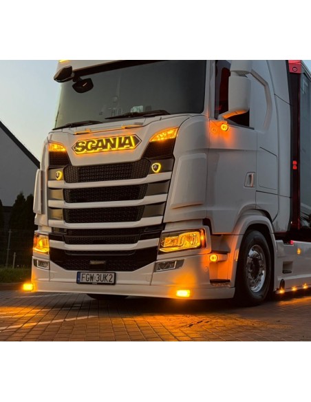 SolarGuard - SCANIA NEXTGEN high bumper spoiler Type 9 with TALMU