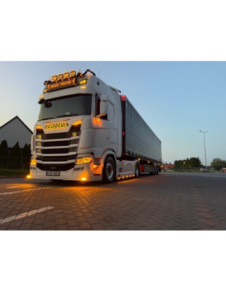 SolarGuard - SCANIA NEXTGEN high bumper spoiler Type 9 with TALMU