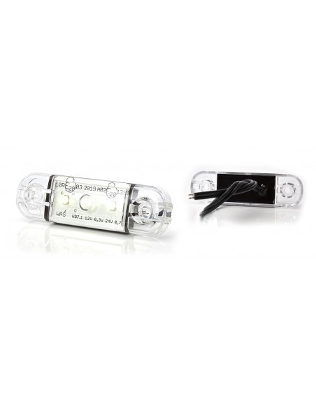 Marker light WAŚ W97.1/710 white 12/24V