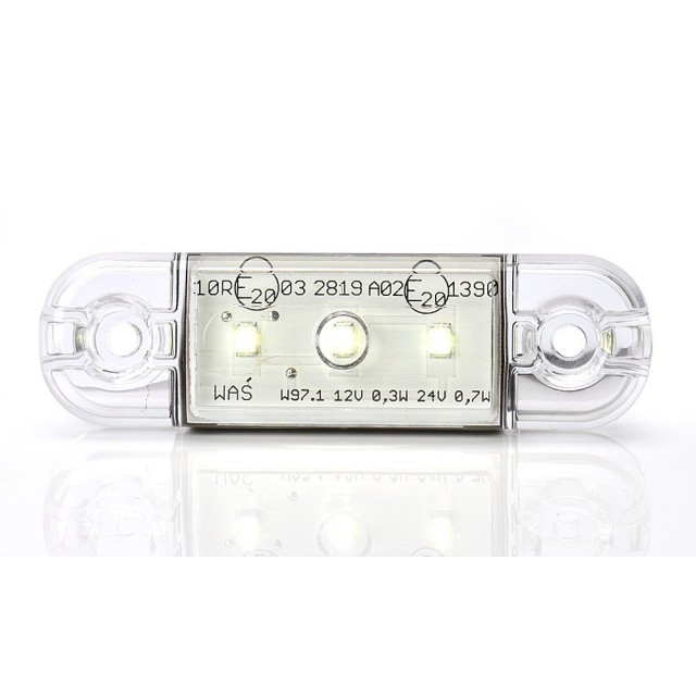 Marker light WAŚ W97.1/710 white 12/24V