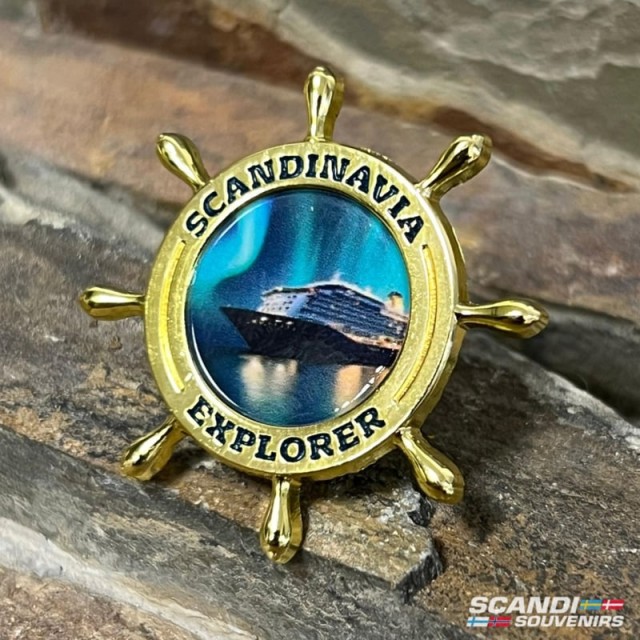 Scandinavia Explorer metall pin