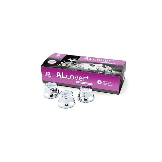 Chromed plastic ALcover+ nut covers,...
