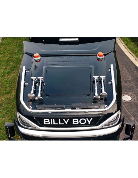 DAF XG+ Orurowanie dachowe U, stal nierdzewna