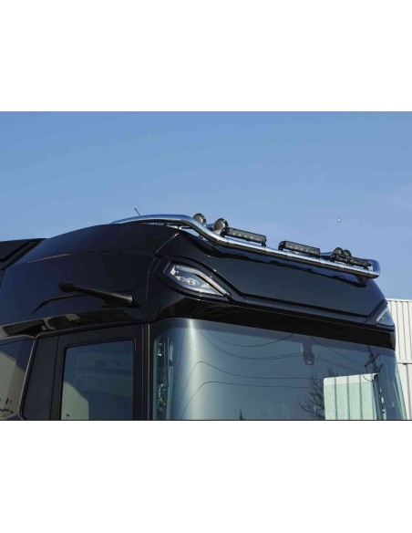 DAF XG+ U-shape roof lightbar, stainless steel