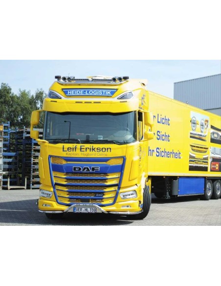 DAF XG+ "Meander" roof lightbar, chromed stainless steel