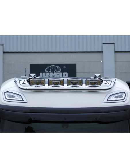 DAF XD Orurowanie dachowe "Trebar Eleganz 2.0", chromowana stal nierdzewna