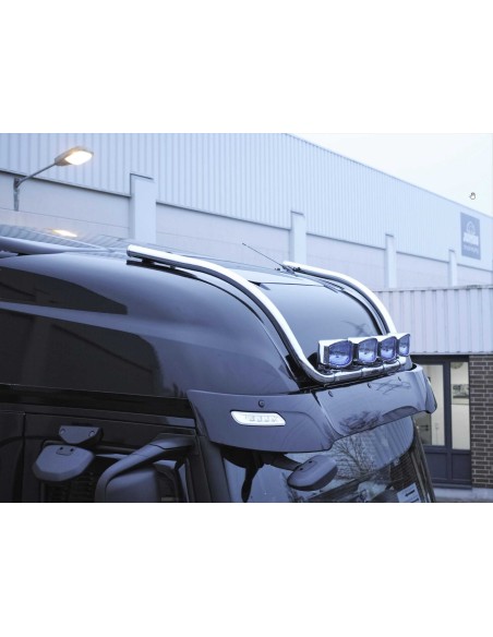 Iveco S-Way Active Space High orurowanie dachowe "Trebar Chopper", chromowana stal nierdzewna