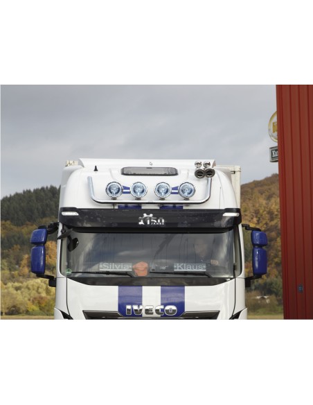 Iveco S-Way Active Time "Chopper" roof lightbar, stainless steel