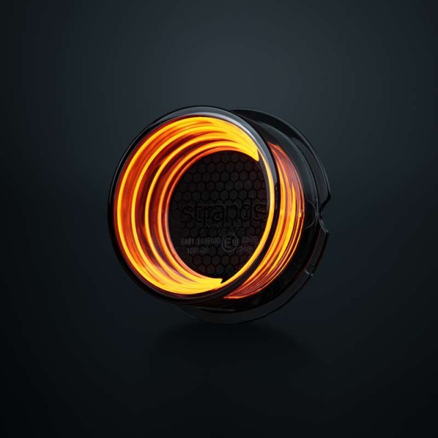 FOR9T Geo LED orange marker light insert