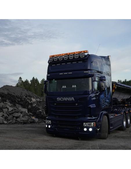 OZZ XR2 P9" Lampa drogowa LED, obudowa czarna