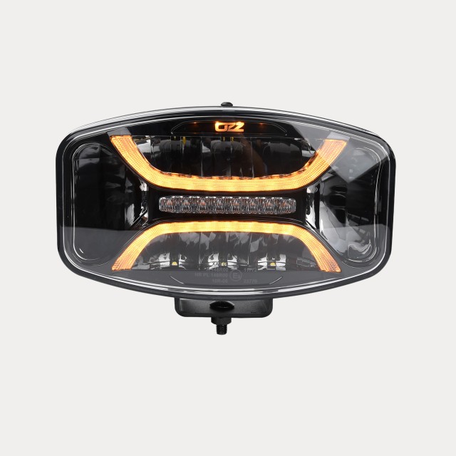 OZZ XO1P Black LED driving light with...