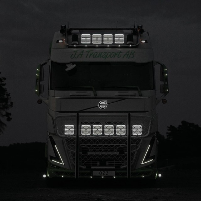 OZZ SQR 9" White Lampa drogowa LED z...