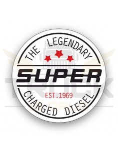 Super Charged Diesel white...