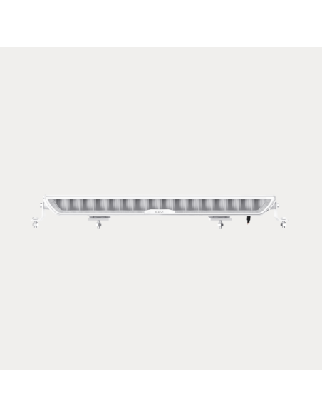 OZZ XB1 P20" White, ledbar z światłem pozycyjnym, biała obudowa