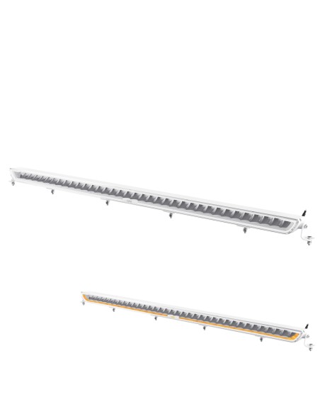 OZZ XB1 P52" White, ledbar z światłem pozycyjnym, biała obudowa