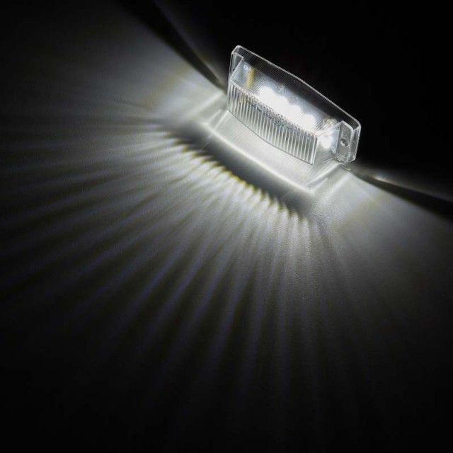 Double burner LED white lamp