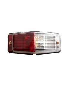 Double burner white/red lamp