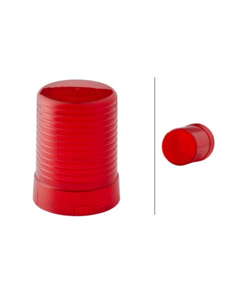 Red lens for HELLA KL600, KL710 beacons