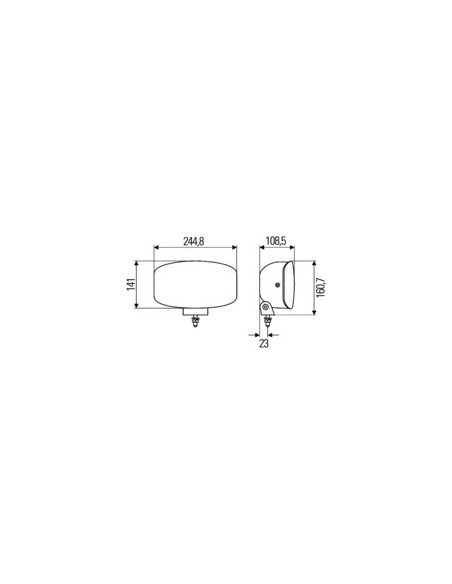 Driving lamp H7/W5W Jumbo 320FF 1FE 008 773-041