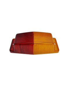 Double burner red/orange lens