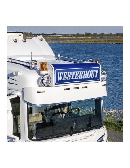 Light brackets for Scania Nextgen sunvisor