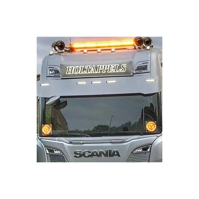 Biała lampa obrysowa Scania Nextgen,...