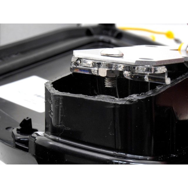 Yellow top marker lights modules...