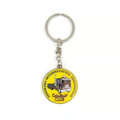 TIA Cowboy Club metal keychain