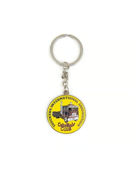 TIA Cowboy Club metal keychain