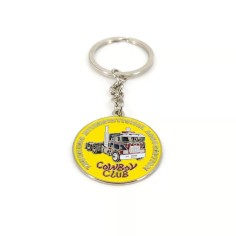 TIA Cowboy Club metal keychain 2