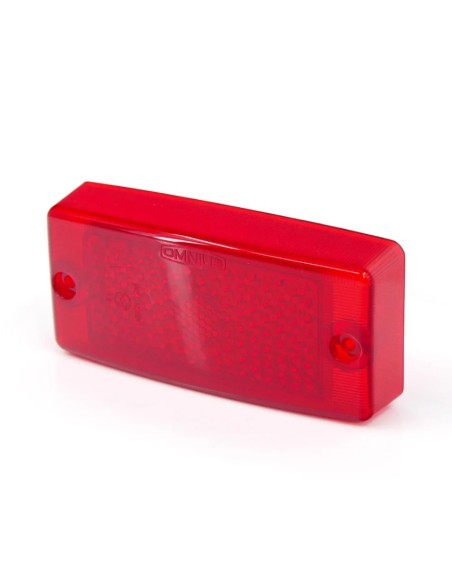 Czerwony klosz do lamp obrysowych Hella