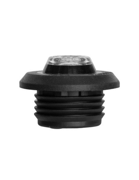 Czerwona lampa obrysowa LED LD 2630/GRAPHITE, montaż płaski