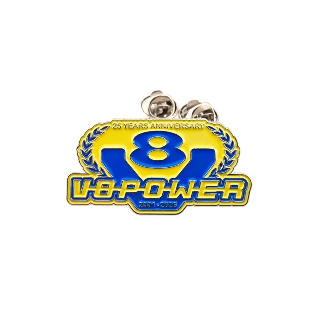 25 years of V8power metall pin