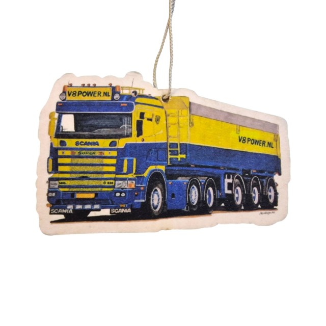 Paper airfreshner V8power Scania 144...