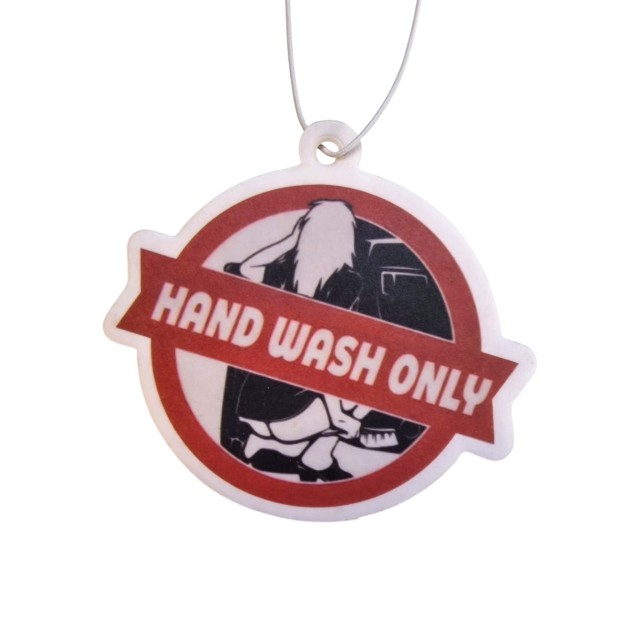 Paper airfreshner Hand Wash Only